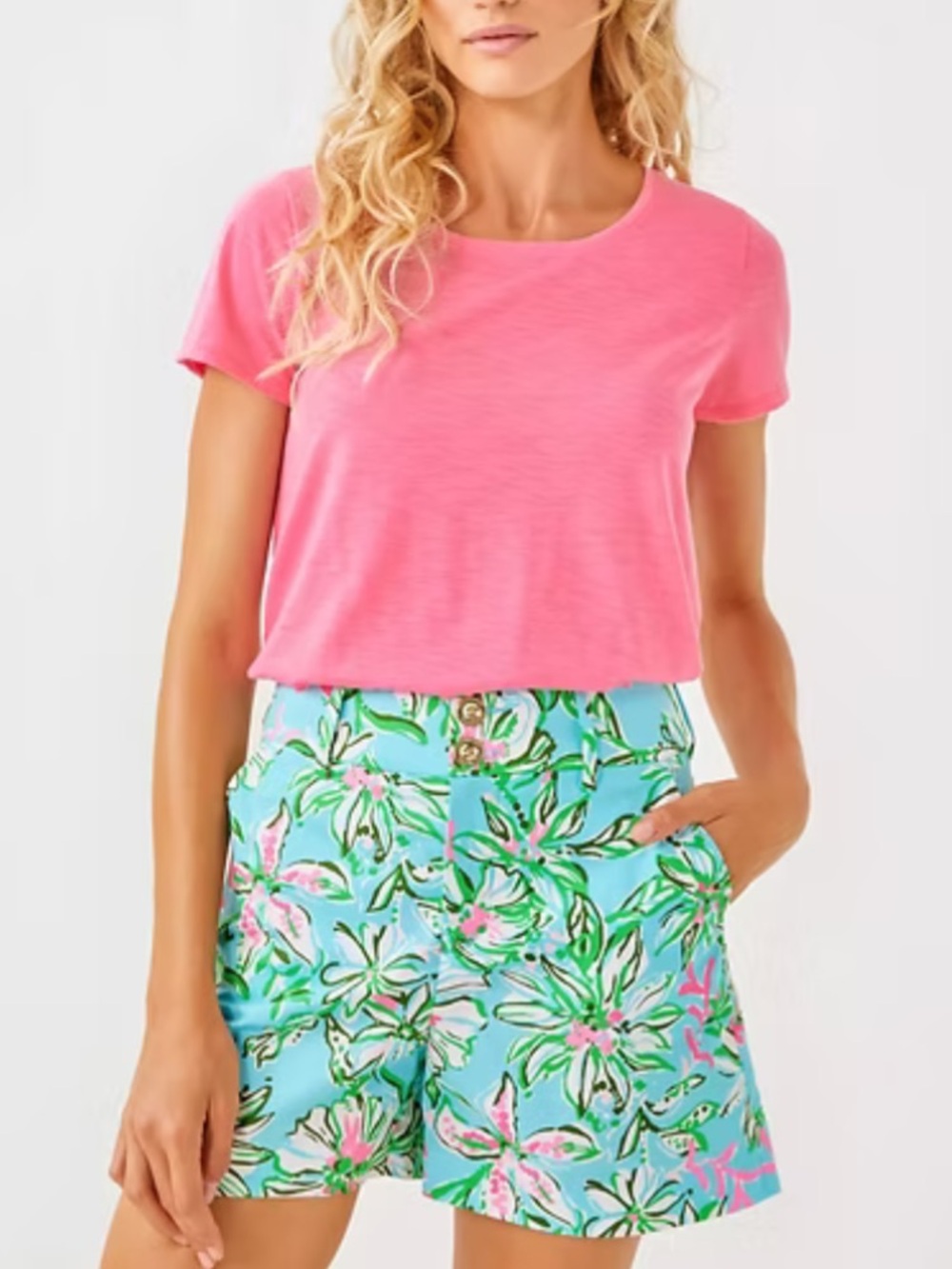 Lilly Pulitzer Dempsey Stretch Short Sun Of A Bun Beach Vacation Travel Preppy
